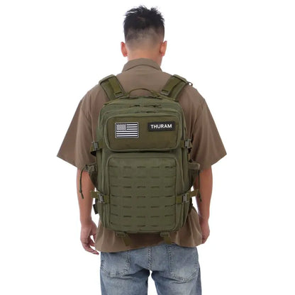25L/50L Tactical Backpack Bag Hunting MOLLE Backpack GYM For Men EDC Outdoor Hiking Rucksack Witch 2 Bottle Holders