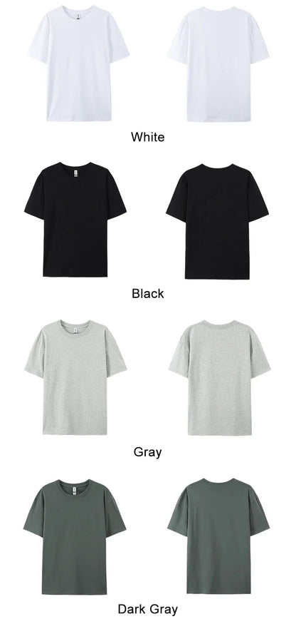 100% Cotton Solid T-shirts Summer Casual Women Sporty Short Sleeve Tees Fashion White Black Clothing Loose O-Neck Female Tops