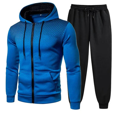 2024 Mens Tracksuits Men's Clothing Men Sets Hoodie Set Zipper Sweatshirt Casual Sport Sweatpants Man Sweat Suit Set Running