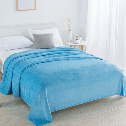 Soft coral fleece air conditioning blanket summer thin new home furnishings coral fleece air conditioning blanket thin