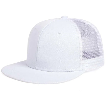 Fashion Men Baseball Cap Blank Mesh Camouflage Solid Color Hip Hop Hat Outdoor Sports Visor Snapback Hats Trucker Caps
