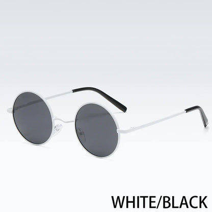 Retro Polarized Round Metal Frame Sunglasses Eyewear For Men and Women Driving Fishing Brand Designer Sun Glasses UV400