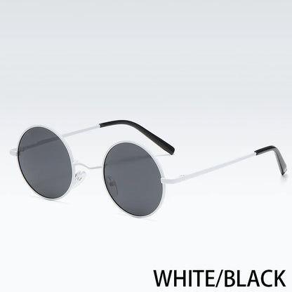 Retro Polarized Round Metal Frame Sunglasses Eyewear For Men and Women Driving Fishing Brand Designer Sun Glasses UV400