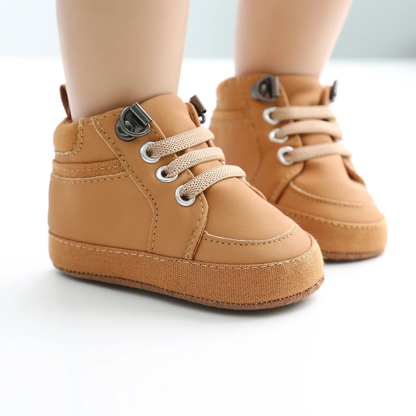 Baby Sneakers Infant Boys Girls Sports Shoes Toddler Casual Cotton Sole Anti-slip PU First Walkers Crawl Crib Basketball Shoes