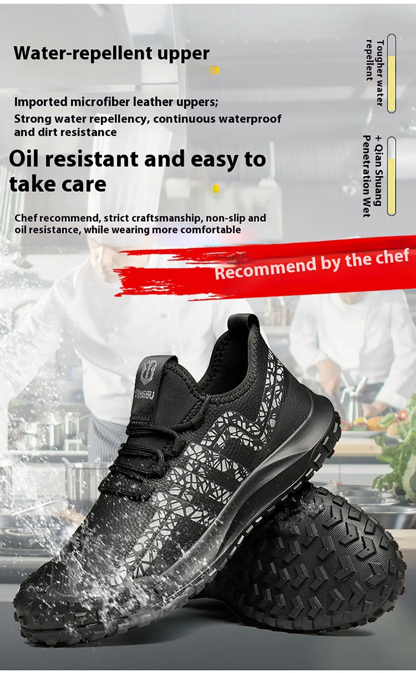 New insulated anti smashing, anti piercing, anti slip, and anti splashing work shoes for men's safety shoes