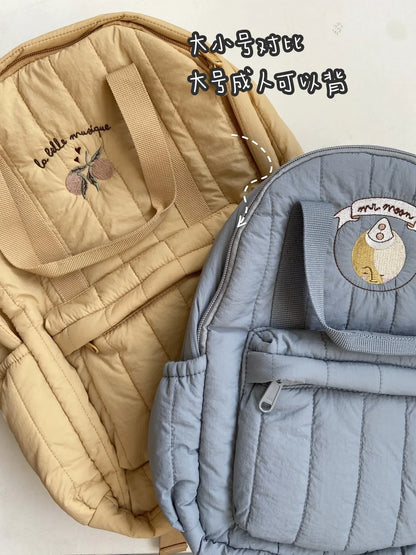 Baby Backpack Parent-child Kids Schoolbag Kindergarten Bags Brand Traveling Cherry Children's Boys Girls Mom Storage