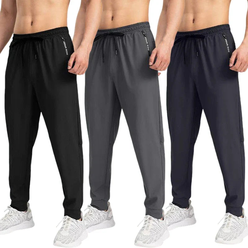 Men's sports pants, sports training pants flexible, gym exercise running, fast dry light weight comfortable fit