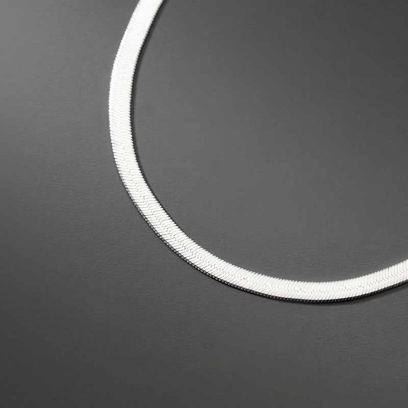 925 Sterling Silver Sparkling Snake Chain Bracelet Classic Simple Adjustable Bracelets For Women Party Fine Jewelry Gift