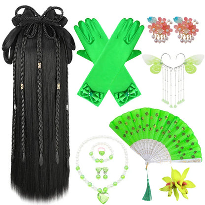 Girls Halloween Clothes Mulan Cosplay Dress Children Performance Costumes Girl Chinese Style Dress Disney Girl Priness Clothes