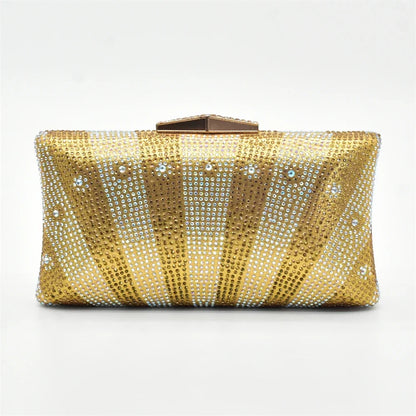 Shoe and Bag Set African Sets 2026 Fashion Gold Color Ladies Matching Shoe and Bag Set for Women Italian Ladies Shoe and Bag Set