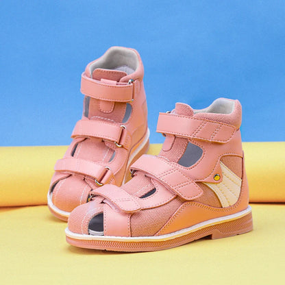 Kids Orthopedic Corrective Sandals Princepard Girls Children Summer Flower Orthotics Shoes for Flat Feet with Arch Support