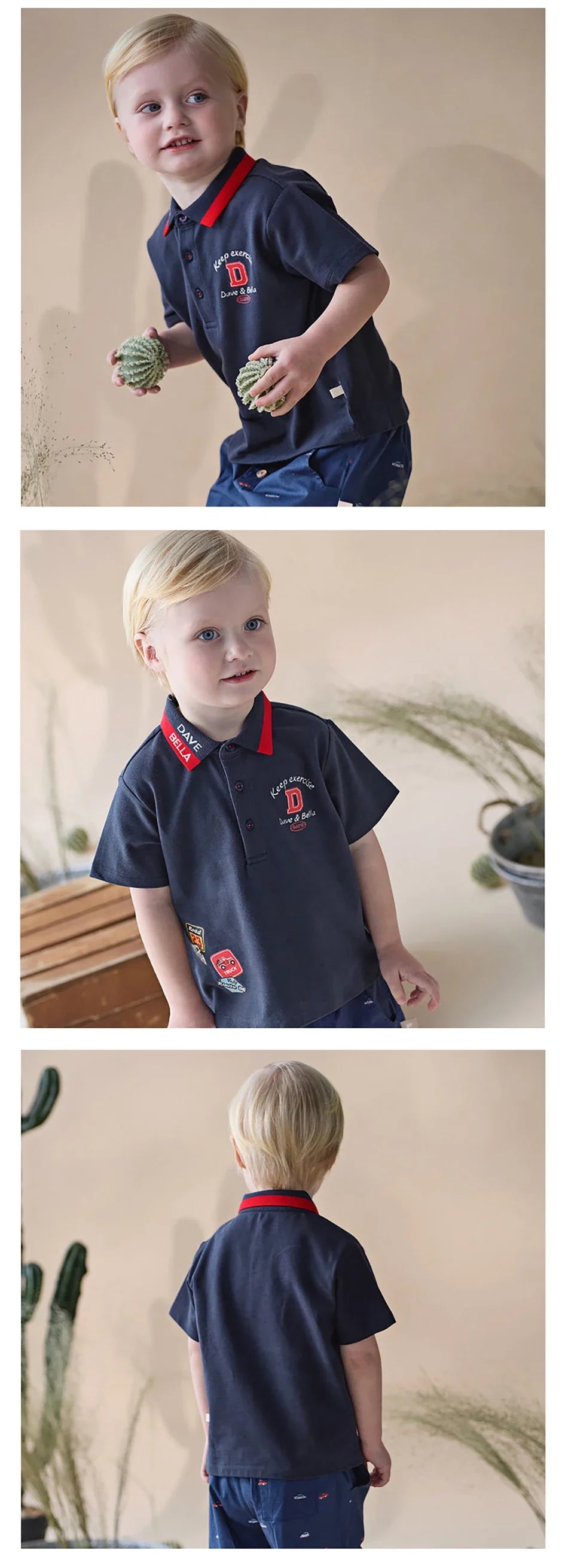 Boys Polo T-shirts Kids Summer Printed Tees Children Short Sleeve Cotton Tops Casual Outdoor Clothes DB2261587