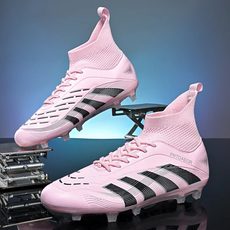 New Men Match Professional Football Boots Non-Slip TF/FG Soccer Shoes Boys Sneakers Comfortable Ankle Sports Shoes Unisex