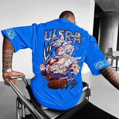 Printed T-shirt Men's 2025 Autumn/Winter New Japanese Harajuku Loose Parent Child Short Sleeve Top