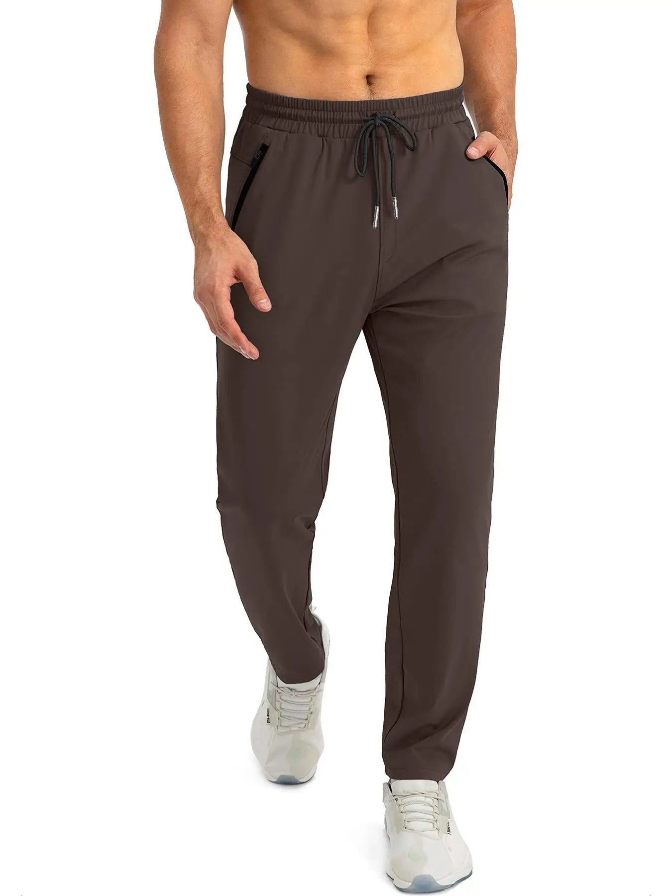 Men's Lightweight Quick Dry Sport Pants with Elastic Waist Outdoor Gym Workout Running Jogger Athletic Sweatpants Quality