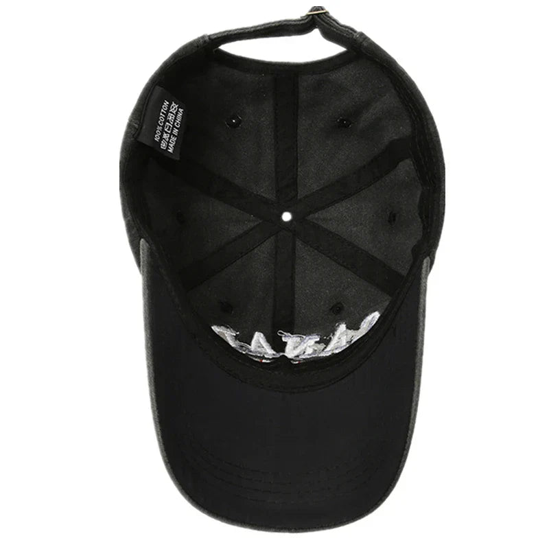 Unisex Washed Cotton Vintage Cap High Quality CANADA Letter Embroidery Baseball Cap Men And Women Outdoor Sports Hats