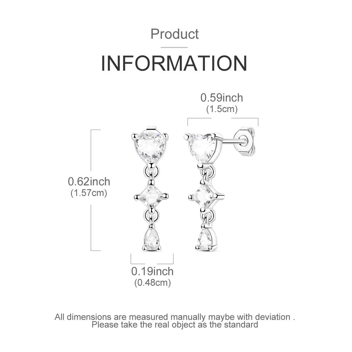 925 Sterling Silver Multi Layer Starry Tassel Drop Earrings Women Earrings Charm Trend Versatile Party Jewelry Gifts