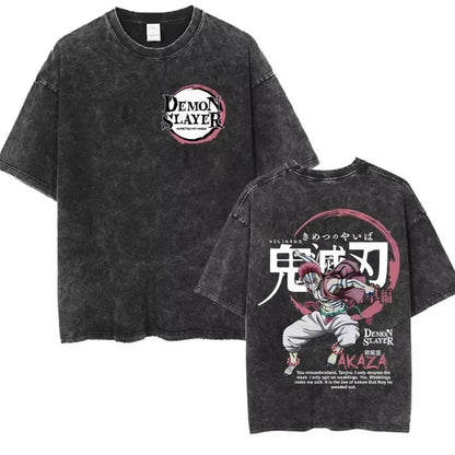Graphic Washed T-shirts Women’s Men's Clothing  Harajuku Y2K Oversized Cotton Half-sleeve Tops