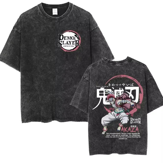 Graphic Washed T-shirts Women’s Men's Clothing  Harajuku Y2K Oversized Cotton Half-sleeve Tops