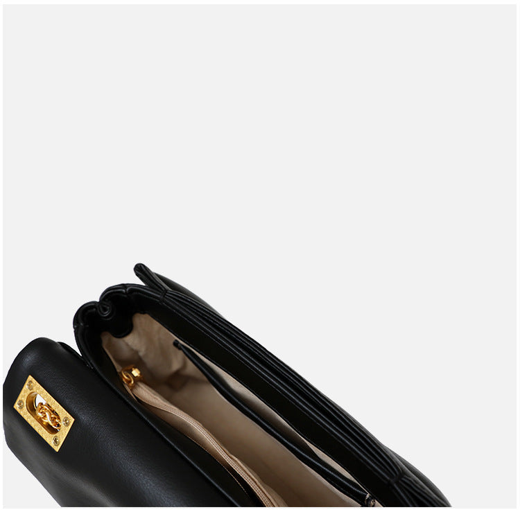 Luxury Designer Women's Crossbody Bag Real Leather Small Square High Quality Cowhide Underarm Shoulder Fashion Bag