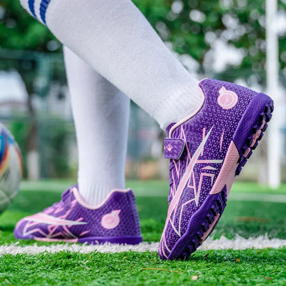 Soccer Cleats Boys Youth Training Football Cleats Athletic Outdoor Girls Soccer Shoes Kids Football Shoes for Little/Big Kid