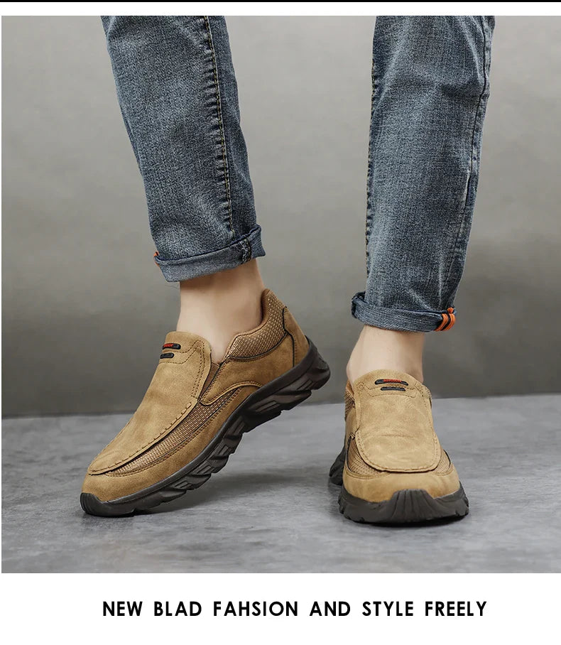 Men Sneakers Light Loafers Slip on Casual Shoes for Men Comfortable Walking Luxury Brand Male Business Shoe Driving Footwear