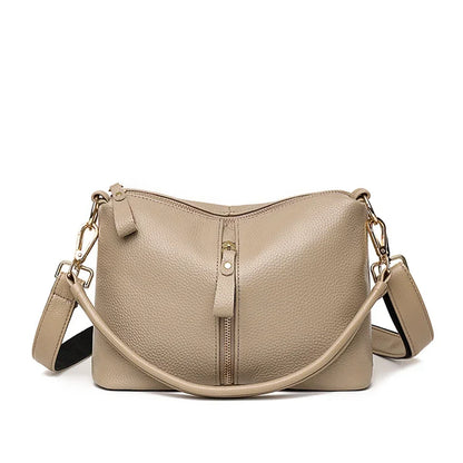 High Quality Genuine Leather Women Tote Bag Luxury Soft Cowhide Ladies Shoulder Crossbody Bags 2024 Fashion Female Messenger Sac