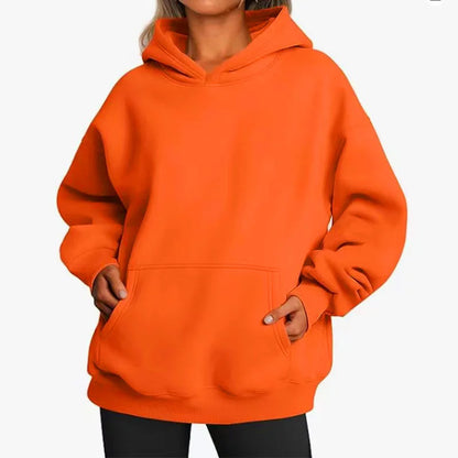 Women Hoodies Pullover Hooded Sweat Shirts Solid Color Jogger Long Sleeve Black Jogging Men Sweatshirt Sport Top Winter Clothing