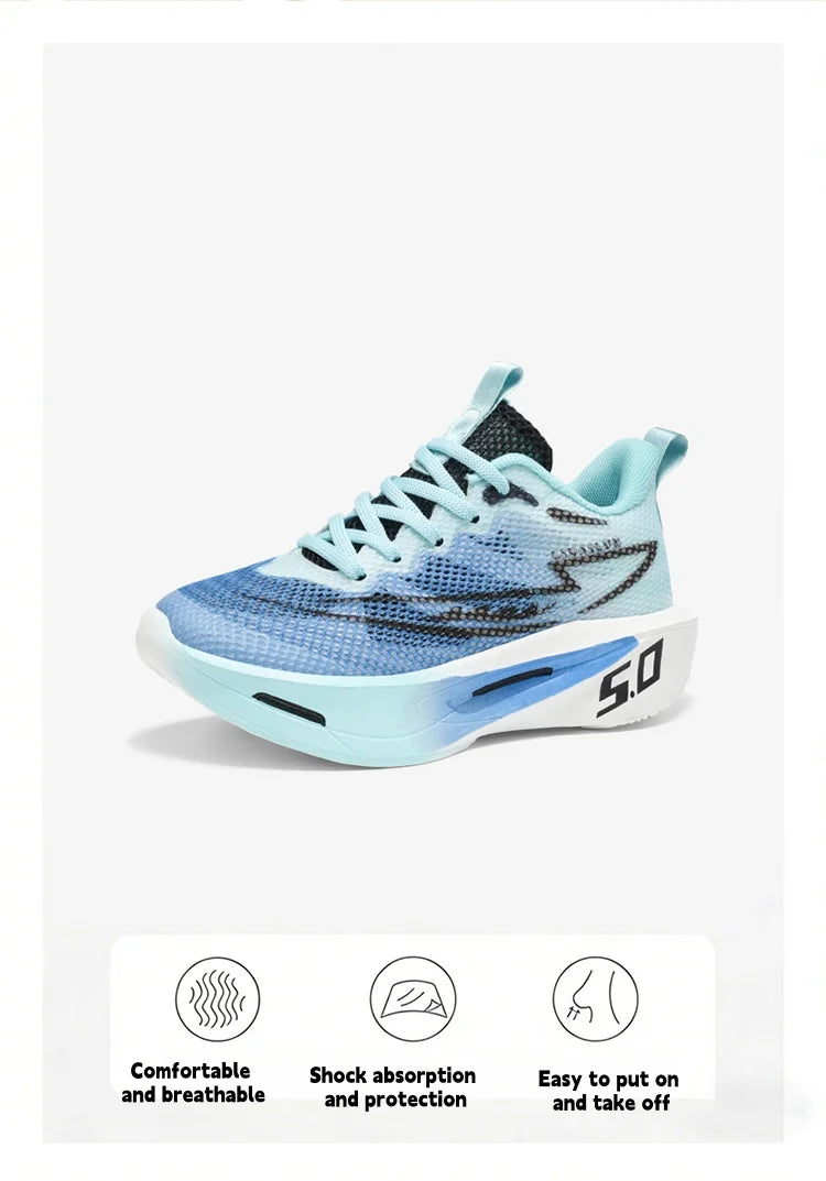 Single net children's shoes, boys' sports shoes, breathable girls' running shoes and outdoor basketball shoes in summer