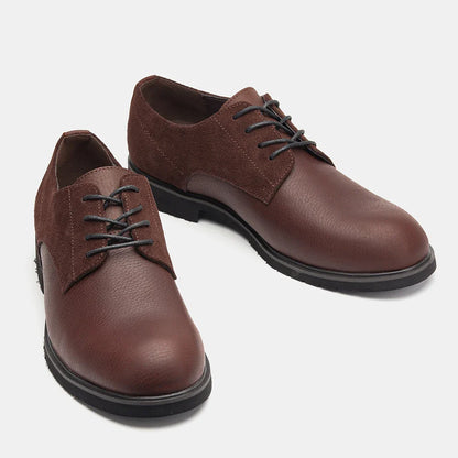 Genuine Leather Men Derby Shoes Ultralight Comfortable fashion Men Casual shoes Black Men Leather Shoes #KD6675