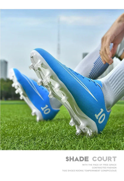 New Men Football Boots Professional Soccer Shoes Training Outdoor Adult Kids Ultralight TF/FG Sports Shoes Futsal High-quality