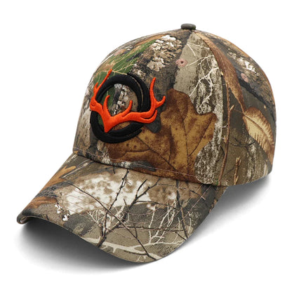 Baseball Cap Fishing Caps Men Outdoor Hunting Camouflage Jungle Hat 3D Deer Embroidery