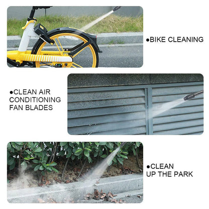 450w Cordless Car Wash Washer Gun Spray Water 26Bar 288VF Portable High Pressure 2x1200mah Battery For Auto Home Garden Cleaning