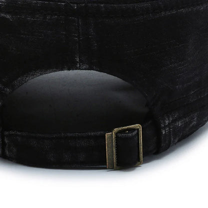 Men Women Army Hat Washed Cotton Military Hats Cadet Style Combat Caps