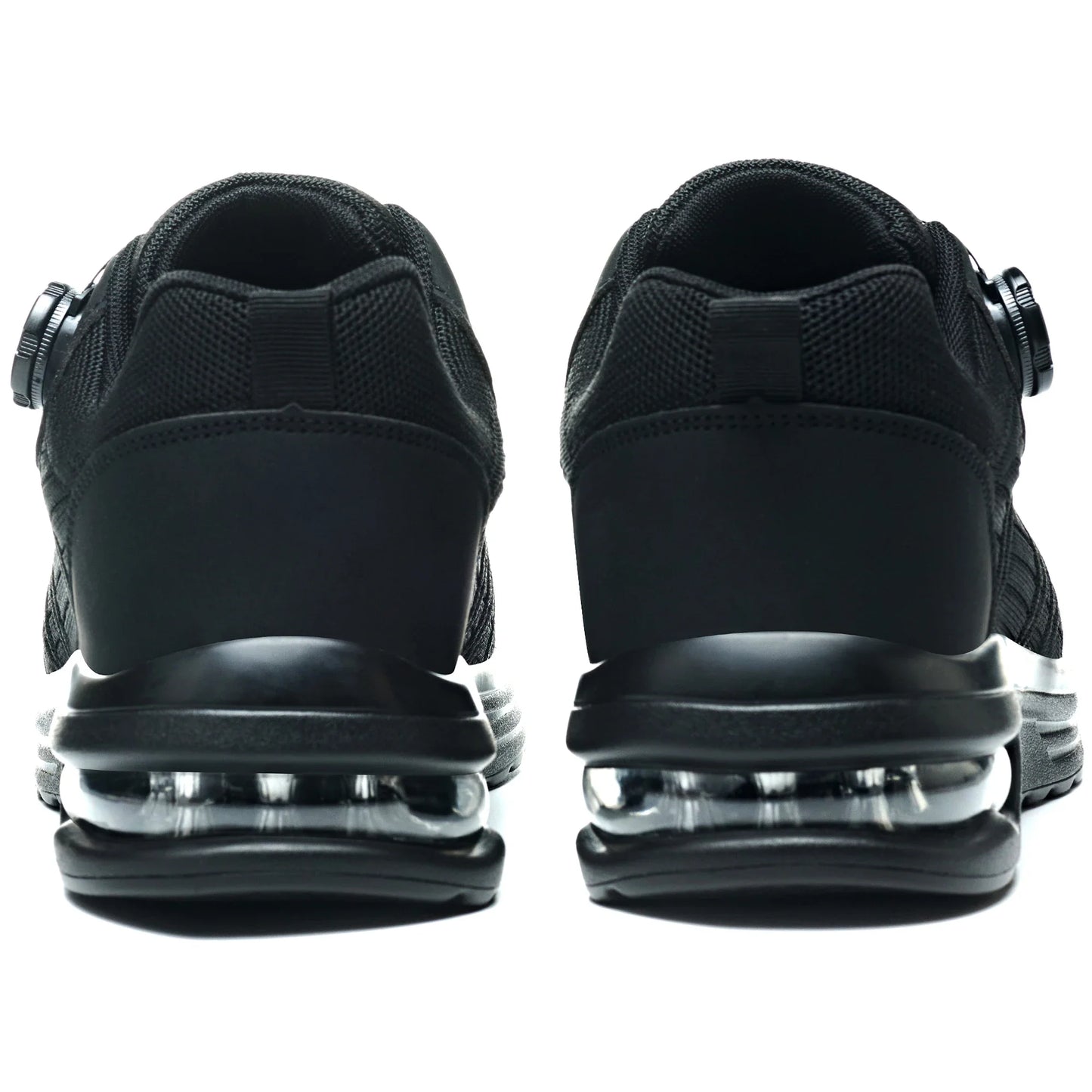 New Men's Rotary Buckle Safety Shoes Anti-Impact Anti-Piercing Lightweight Work Boots Fashion Sporty Design for Outdoor Pro