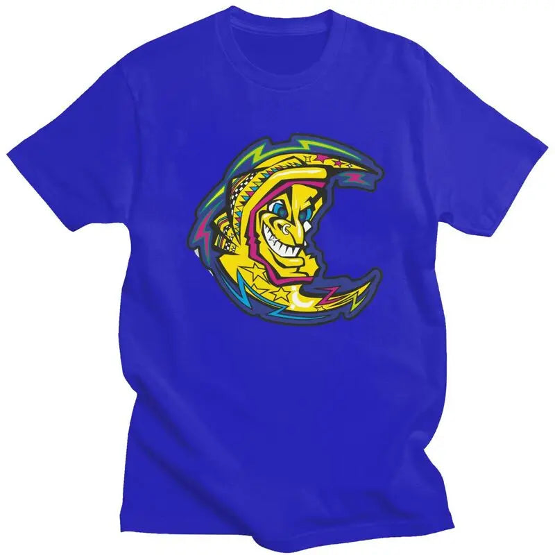 Custom Motor-Gp Rossi-Race Tshirts for Men Short Sleeves Graphic T Shirt Stylish Motorcycle Racer T-shirts Slim 100% Cotton Tee