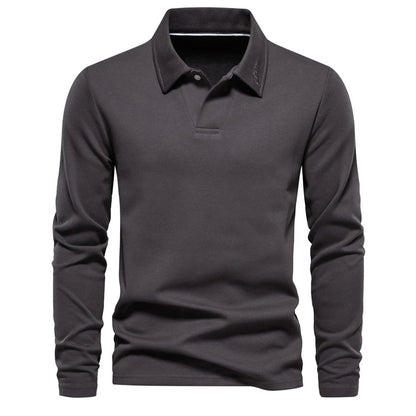 Men's Embroidery Polo Shirt Fashion Turn down Collar Casual Social Luxury Golf Shirt
