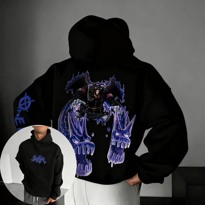 Anime Magellan Printed Hoodie Autumn/Winter New Men's and Women's Trendy Harajuku Large Loose Casual Parent Child Top