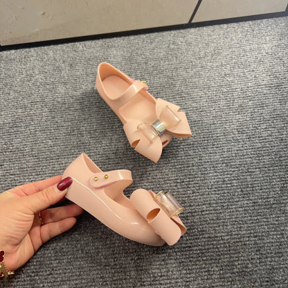 New Mini Melissa Children's Sandals Pineapple Fruit Sandals Strawberry Jelly Girl Baby Avocado Sandals Toddler Melissa Shoes