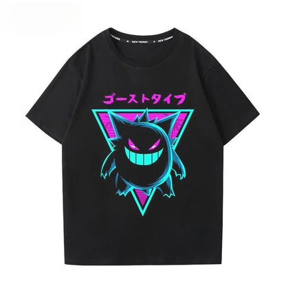 Printing Tee Pure Cotton T-shirt Men's 2026 Summer Fashion Oversize Street Casual Y2K Tops Streetwear Clothing
