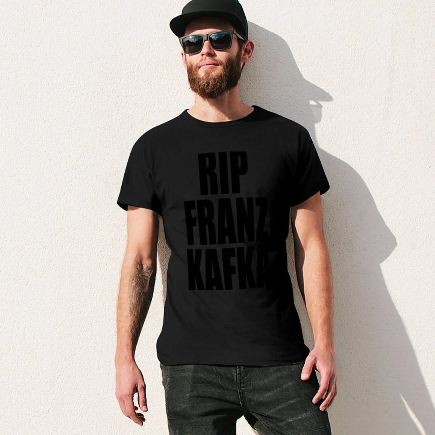 rip franz kafka T-Shirt custom t shirt cotton graphic tees oversized graphic tee mens designer clothes