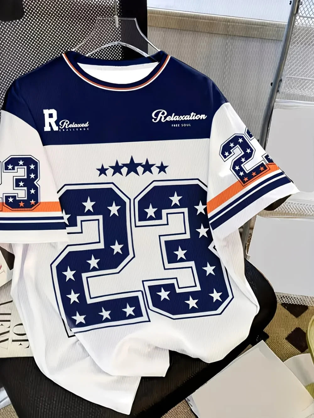 Summer Number Digital 3D Printed T-Shirt for Kids Sports Style Top Patchwork Short Sleeve Sports Football Jersey Y2k Loose Tops
