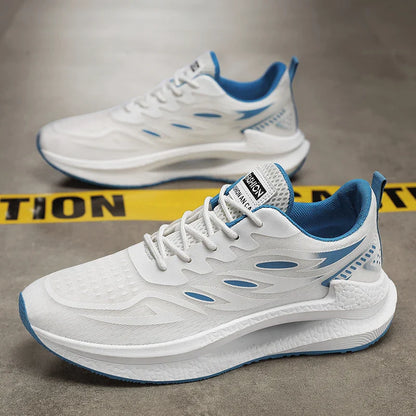 Men's Breathable Sports Shoes Spring New Mesh Casual Fashion Versatile Trendy Men's Shoes Summer Running Shoes Suitable for Outdoor Sports