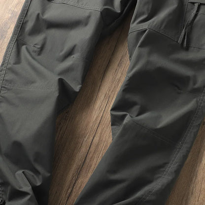 Outdoor Workwear Pants Men's Loose Fleece Lined Thick Soft  Hiking Mountain Climbing Windproof Waterproof Jacket Pants