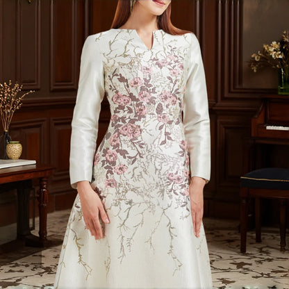 Fall/Winter New Style Retro Elegant Jacquard Dress - party dresses for women halloween dresses for women