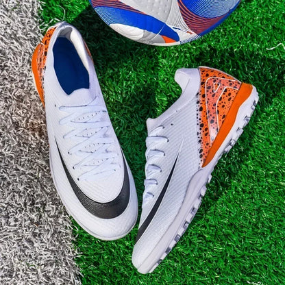 New Men Football Boots Professional Boys Soccer Shoes Ankle Sports Shoes Non-Slip TF/FG Match Sneakers Unisex Comfortable