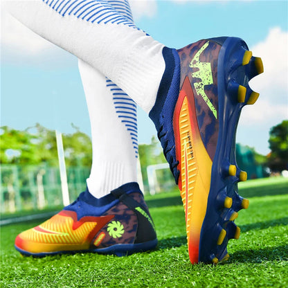 FG Mens Soccer Shoes High Quality Turf Soccer Cleats for Sneakers Training Football Boots Chuteira Campo 35-45