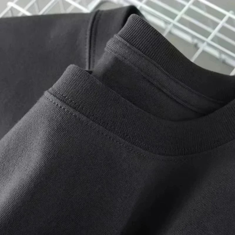 2026 Cotton Graphic Motorcycle Peripheral Printed Heavy Motorcycle Enthusiast Printed Half-sleeved Men's Women's T-shirts