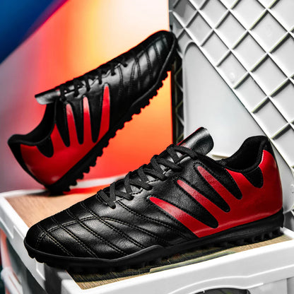 Men's lightweight and breathable high top football shoes TF nail all season outdoor football shoes sports shoes