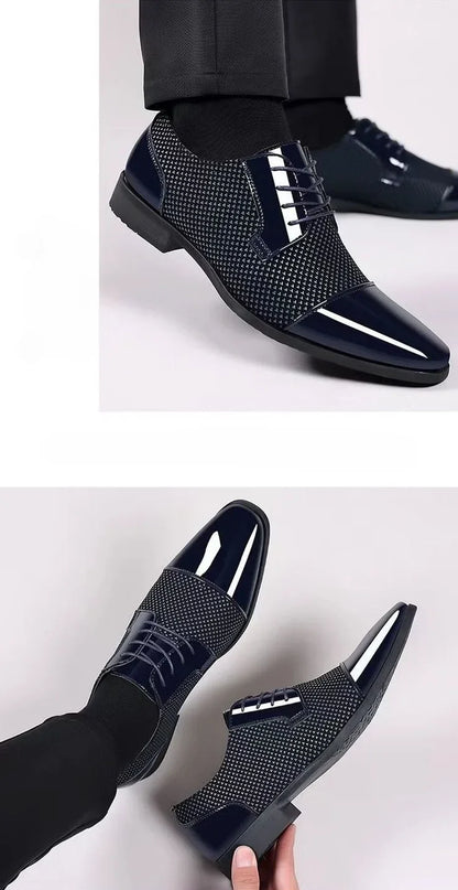 Dress Shoes Man Casual Business Pointed Toe Social Shoe for Men Breathable In Summer Leather Luxury Designer Clothing Low Price